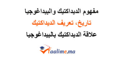 مفهوم الديداكتيك