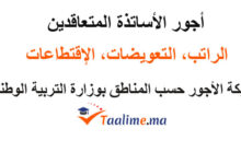 اجور الاساتذة المتعاقدين المغرب