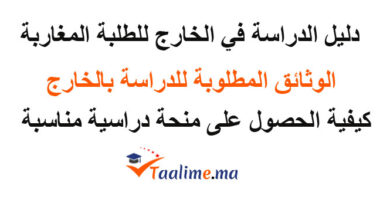 الدراسة في الخارج 