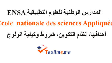 المدارس الوطنية للعلوم التطبيقية