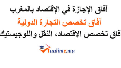 افاق الاجازة في الاقتصاد