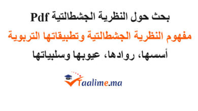 النظرية الجشطالتية