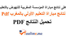 نتائج مباراة التعليم الأولي