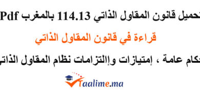 قانون المقاول الذاتي