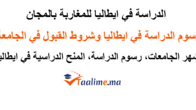 الدراسة في ايطاليا