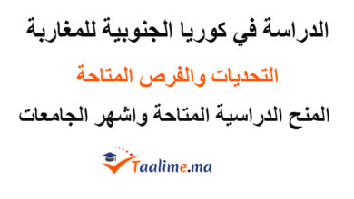 الدراسة في كوريا الجنوبية