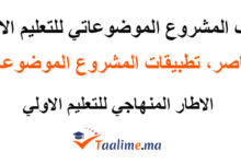 تعريف المشروع الموضوعات